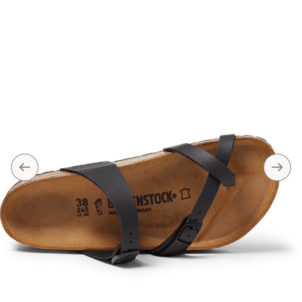 Birkenstock Black Cross-Strap Sandals